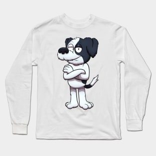 Serious Shih Tzu Dog Long Sleeve T-Shirt